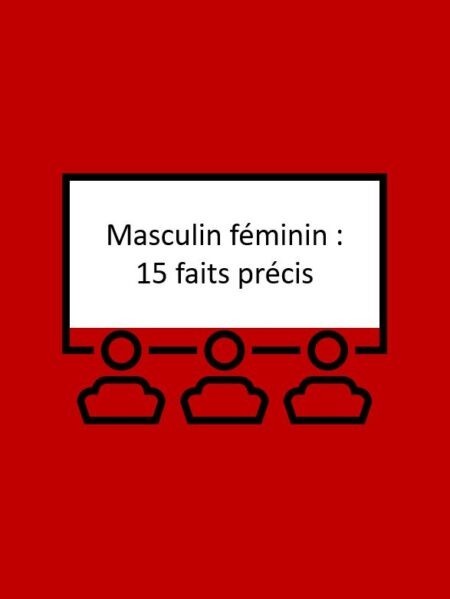 Masculin féminin : 15 faits précis