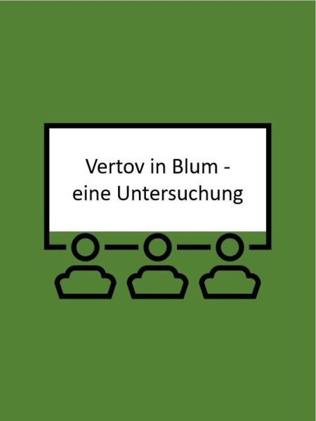 Vertov in Blum - eine Untersuchung